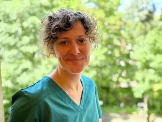 Ein Foto der Kinderkrankenschwester Luisa